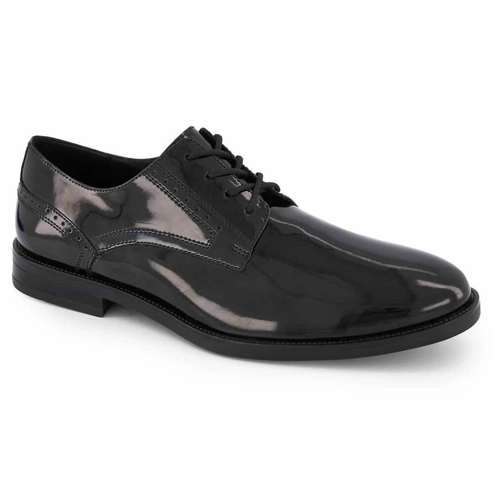 NEW FERRATO men's oxford dress shoes in black